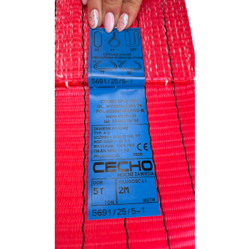 Zawiesie pasowe bezkońcowe 5t typ A-2 (standard)