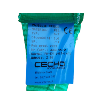 Zawiesie pasowe B-2 DOR 2,0t