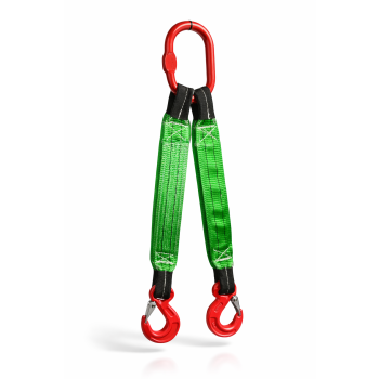 Zawiesia pasowe 2-ciegnowe 2,8t/2t  zakończone hakiem