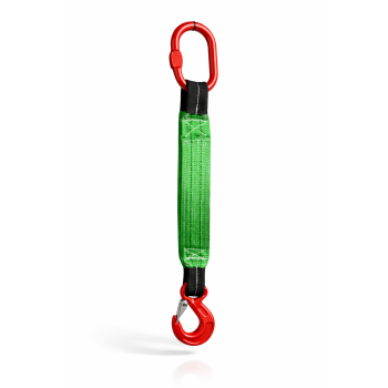 Zawiesia pasowe 1-ciegnowe 2t  zakończone hakiem