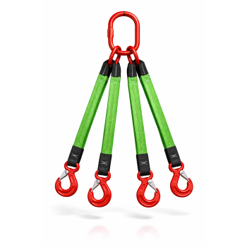 Zawiesia pasowe 4-ciegnowe 4,2t/3t  zakończone hakiem