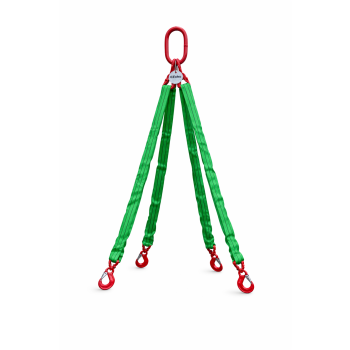 Zawiesia wężowe 4-cięgnowe 4,2t/3t  zakończone hakiem