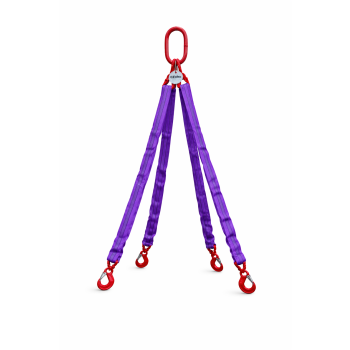 Zawiesia wężowe 4-cięgnowe 2.1t/1,5t  zakończone hakiem