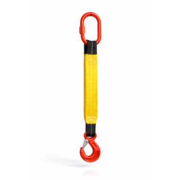 Zawiesia pasowe 1-ciegnowe 3t  zakończone hakiem